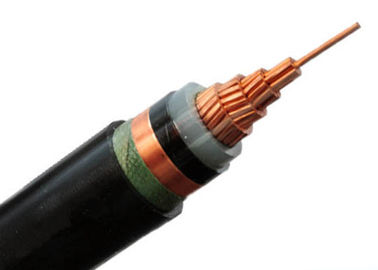 6/10 kilovolt a échoué le cable électrique moyen examiné par bande de cuivre isolé par XLPE de cuivre de tension de conducteur