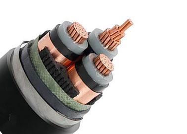 3.6/6 kilovolts XLPE Insulated ont examiné le câble blindé, cable électrique de cuivre de système mv de conducteur