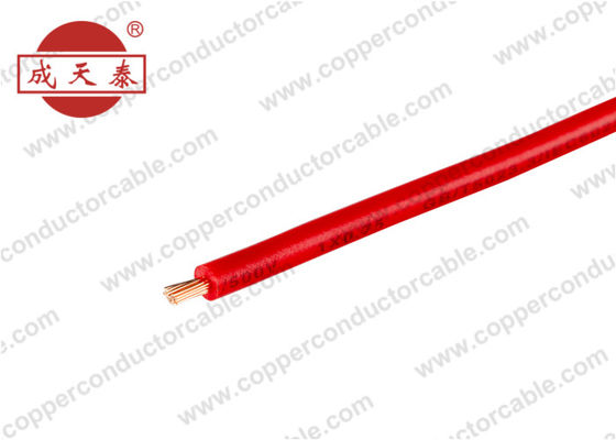 Isolation de cuivre flexible à un noyau 450/750V H0V-K de PVC de Cable de conducteur